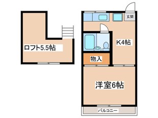 メゾンド－ルオオタの物件間取画像